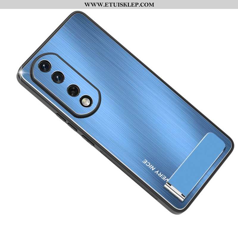 Etui do Honor 90 Pro Szczotkowany Stop Aluminium Ze Wspornikiem